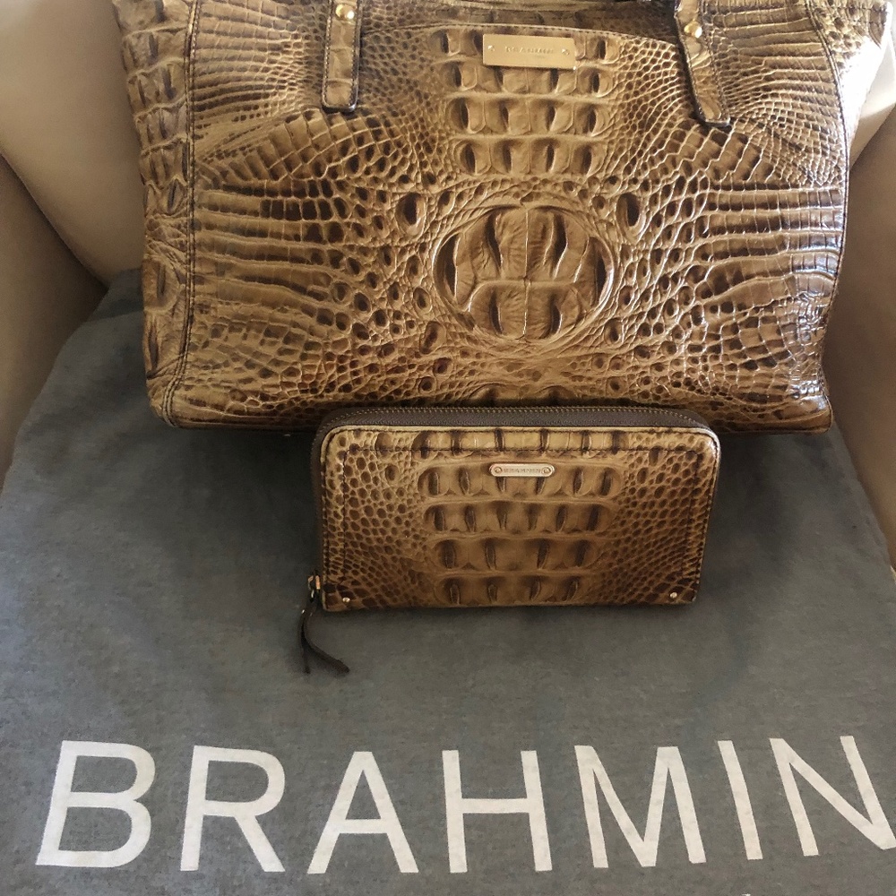 Brahmin Asher Tote with Matching Wallet